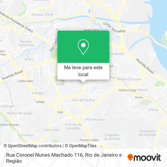 Rua Coronel Nunes Machado 116 mapa