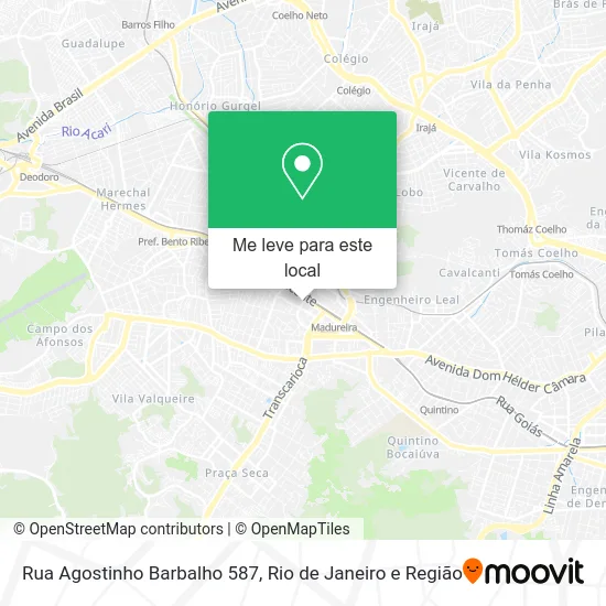 Rua Agostinho Barbalho 587 mapa