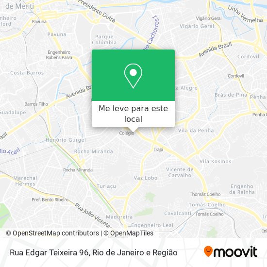 Rua Edgar Teixeira 96 mapa