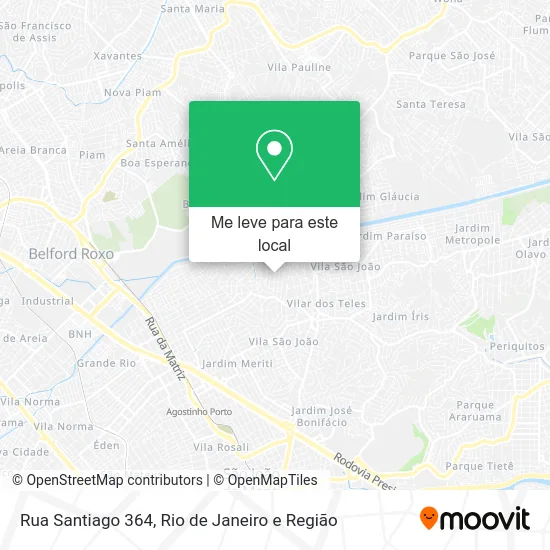 Rua Santiago 364 mapa