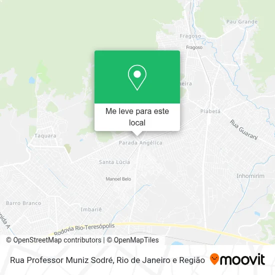 Rua Professor Muniz Sodré mapa