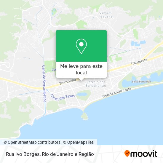 Rua Ivo Borges mapa