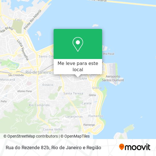 Rua do Rezende 82b mapa