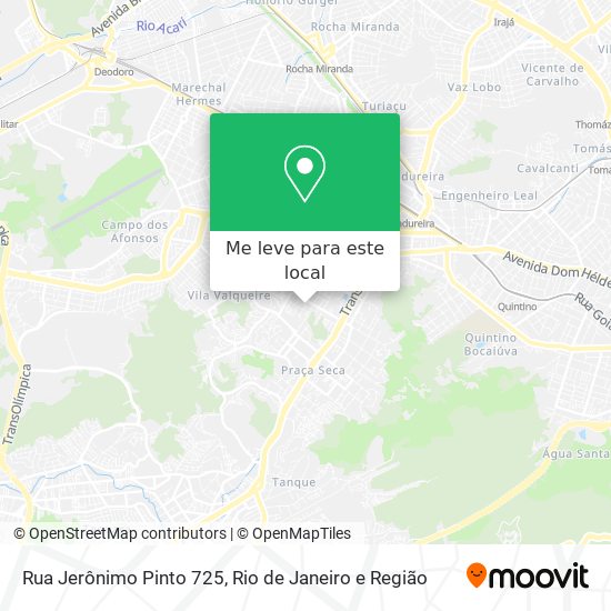 Rua Jerônimo Pinto 725 mapa