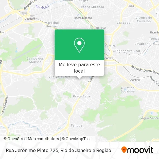 Rua Jerônimo Pinto 725 mapa