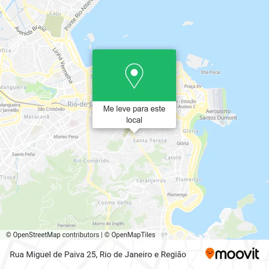 Rua Miguel de Paiva 25 mapa
