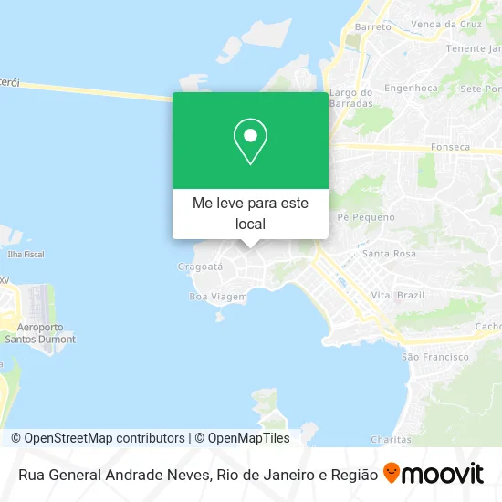 Rua General Andrade Neves mapa