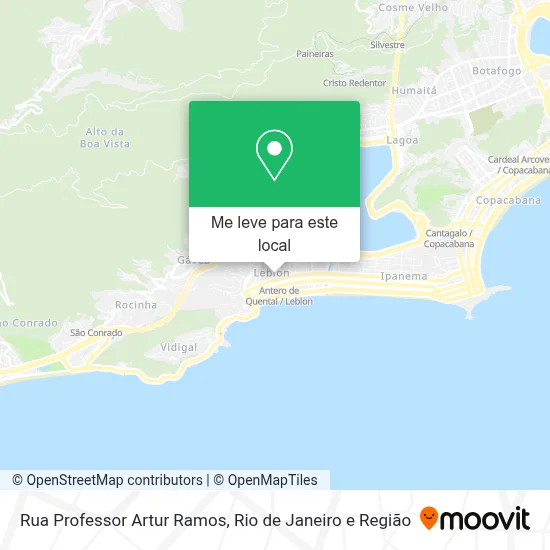 Rua Professor Artur Ramos mapa