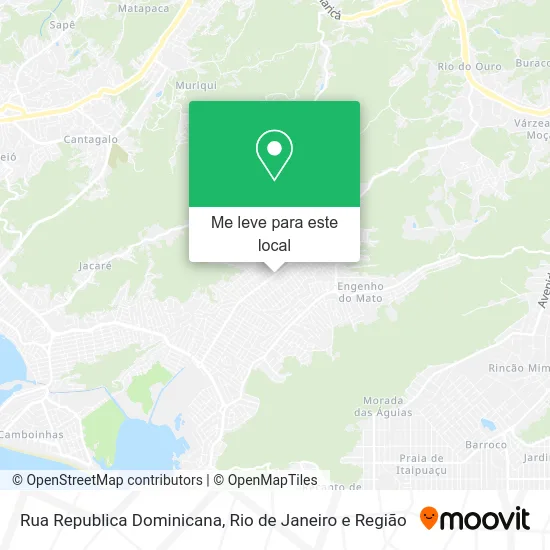 Rua Republica Dominicana mapa