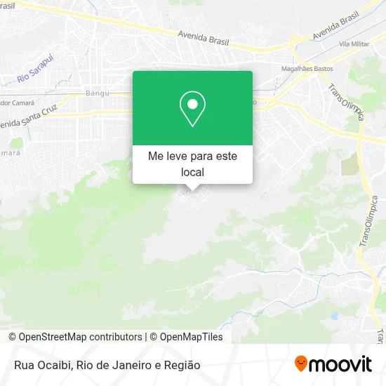 Rua Ocaibi mapa