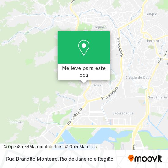 Rua Brandão Monteiro mapa