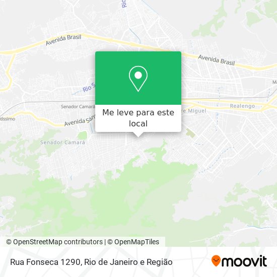 Rua Fonseca 1290 mapa