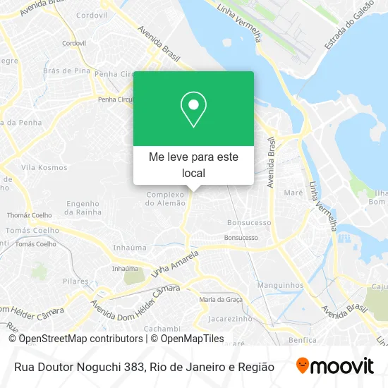 Rua Doutor Noguchi 383 mapa