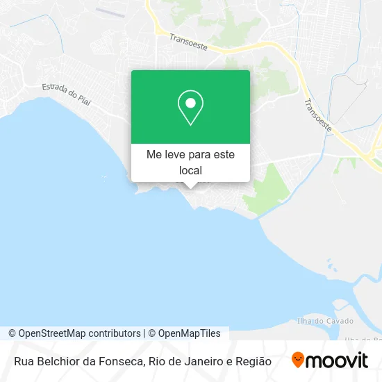 Rua Belchior da Fonseca mapa