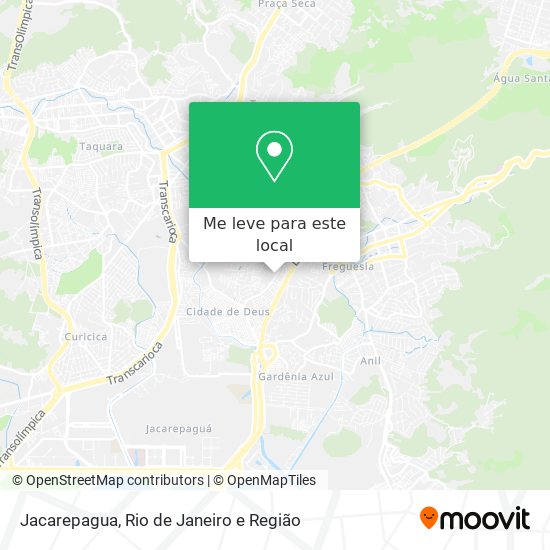 Jacarepagua mapa