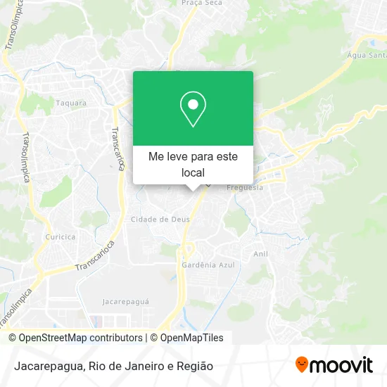 Jacarepagua mapa