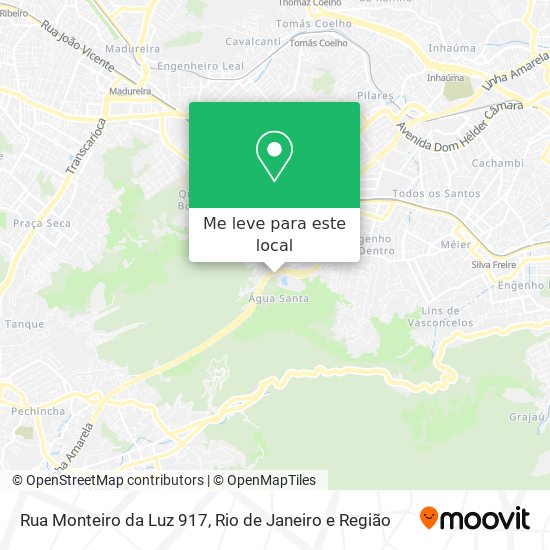 Rua Monteiro da Luz 917 mapa