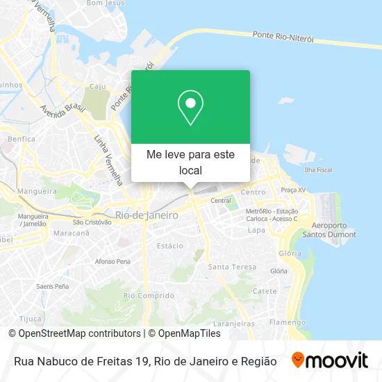Rua Nabuco de Freitas 19 mapa
