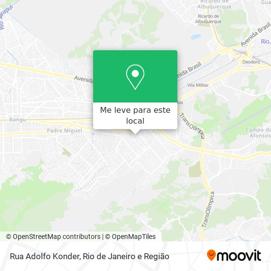 Rua Adolfo Konder mapa