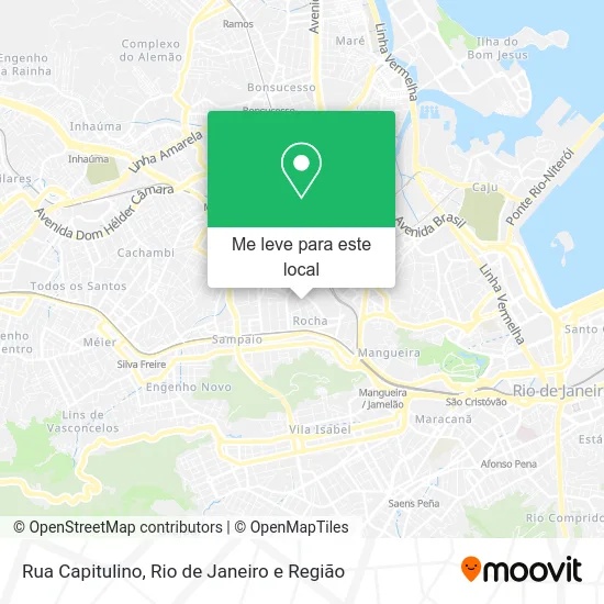 Rua Capitulino mapa