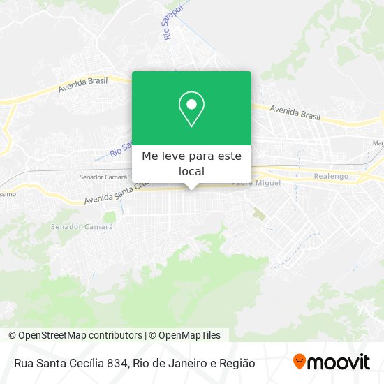 Rua Santa Cecília 834 mapa
