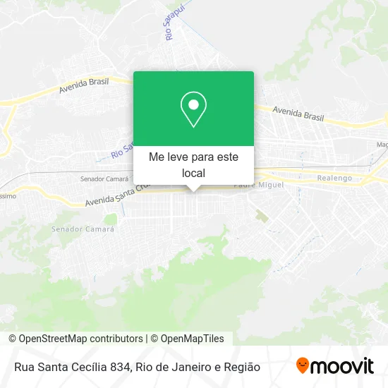 Rua Santa Cecília 834 mapa