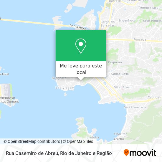 Rua Casemiro de Abreu mapa