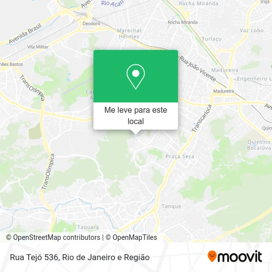 Rua Tejó 536 mapa