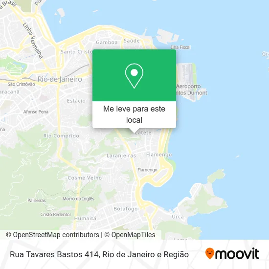 Rua Tavares Bastos 414 mapa
