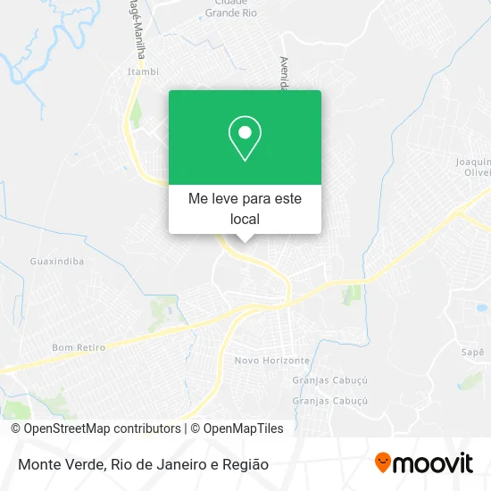 Monte Verde mapa