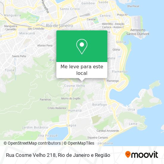 Rua Cosme Velho 218 mapa