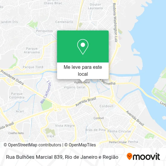 Rua Bulhões Marcial 839 mapa
