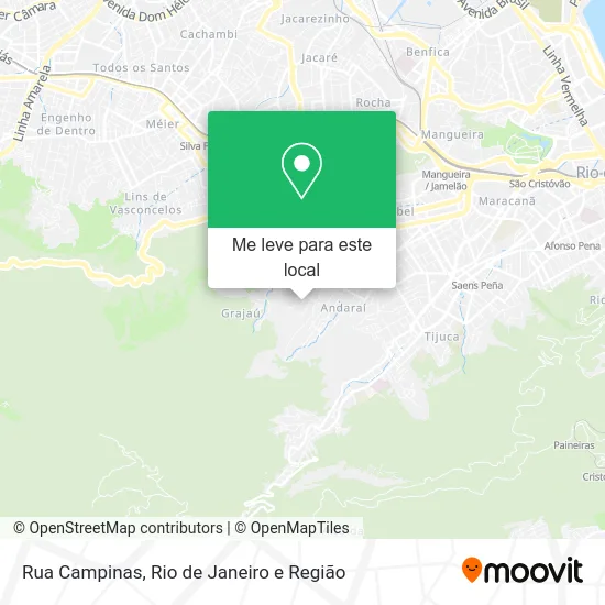 Rua Campinas mapa