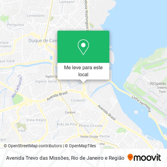 Avenida Trevo das Missões mapa