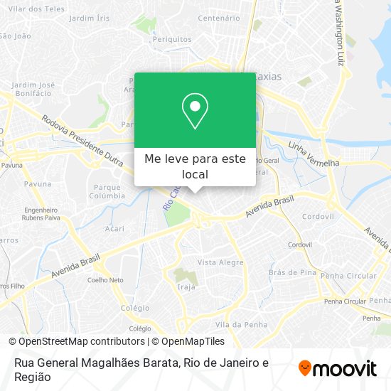 Rua General Magalhães Barata mapa