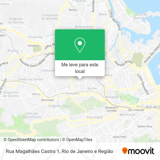 Rua Magalhães Castro 1 mapa