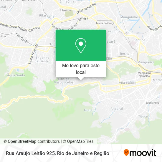 Rua Araújo Leitão 925 mapa