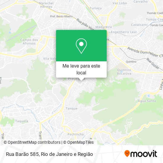 Rua Barão 585 mapa