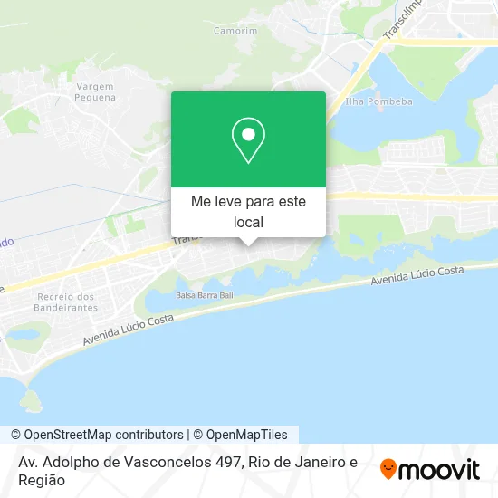 Av. Adolpho de Vasconcelos 497 mapa