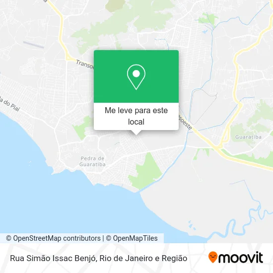 Rua Simão Issac Benjó mapa