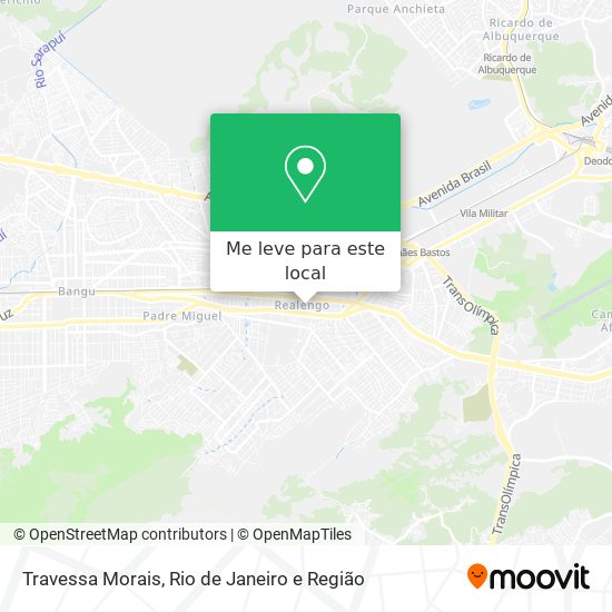 Travessa Morais mapa