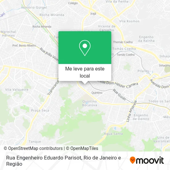 Rua Engenheiro Eduardo Parisot mapa