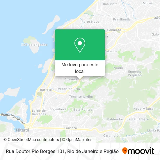 Rua Doutor Pio Borges 101 mapa