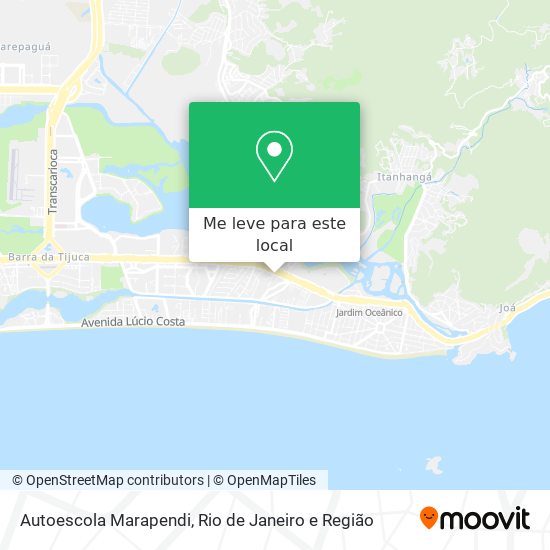 Autoescola Marapendi mapa