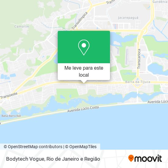 Bodytech Vogue mapa