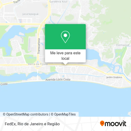 FedEx mapa