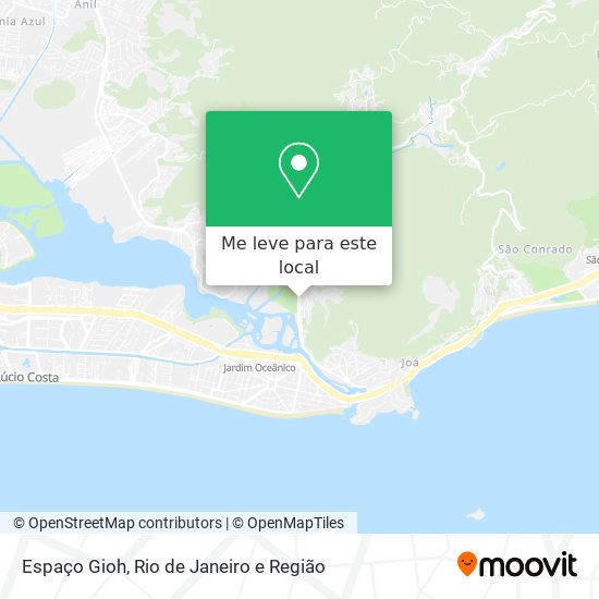 Espaço Gioh mapa