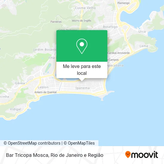 Bar Tricopa Mosca mapa