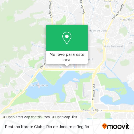 Pestana Karate Clube mapa