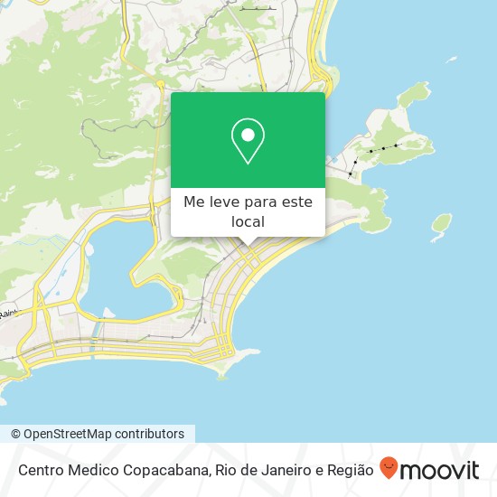 Centro Medico Copacabana mapa